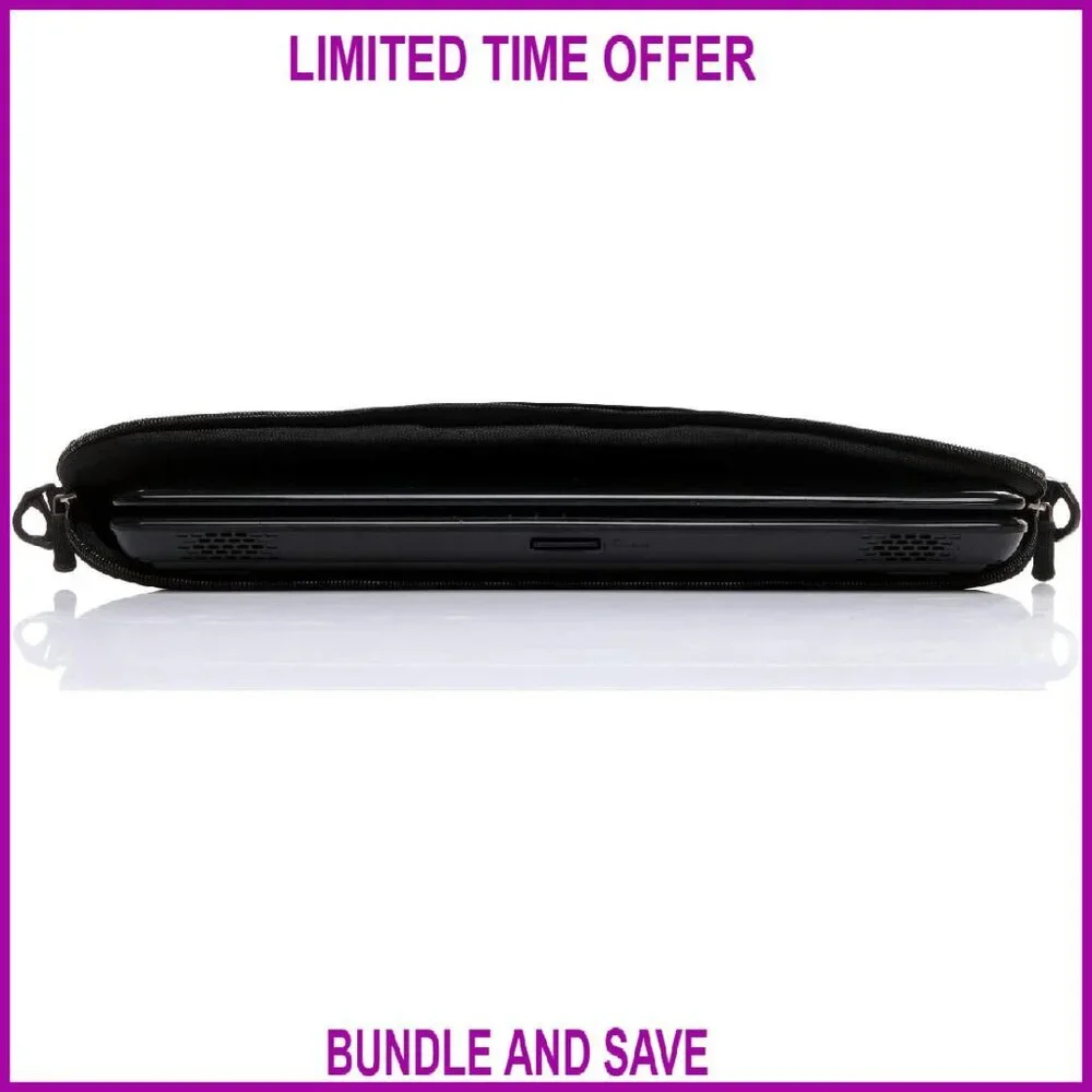 17.3-Inch Neoprene Laptop Messenger Bag with Adjustable Strap & Front Pocket